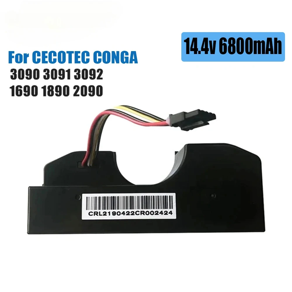 Li ion Battery 14.4V 12800mAh for Cecotec Conga 3090 3091 3092 2090 Robotic Vacuum Cleaner Conga 3090 Accessories Replacement
Li ion Battery 14.4V 12800mAh for Cecotec Conga 3090 3091 3092 2090 Robotic Vacuum Cleaner Conga 3090 Accessories Replacement