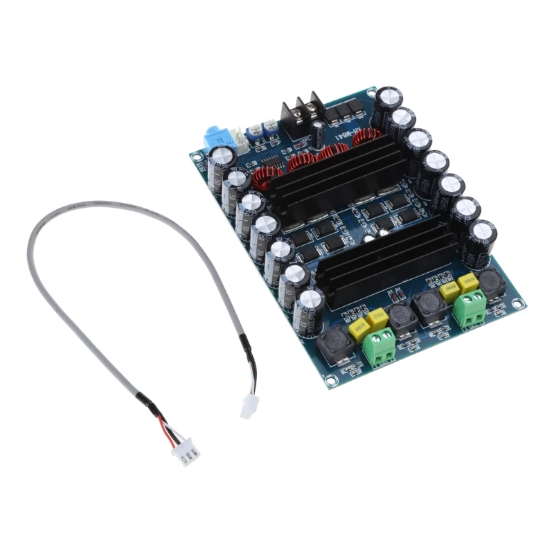 Q39F XH-M641 TPA3116D2 150Wx2 Двухканальный модуль платы усилителя звука высокой мощности
Q39F XH-M641 TPA3116D2 150Wx2 Двухканальный модуль платы усилителя звука высокой мощности