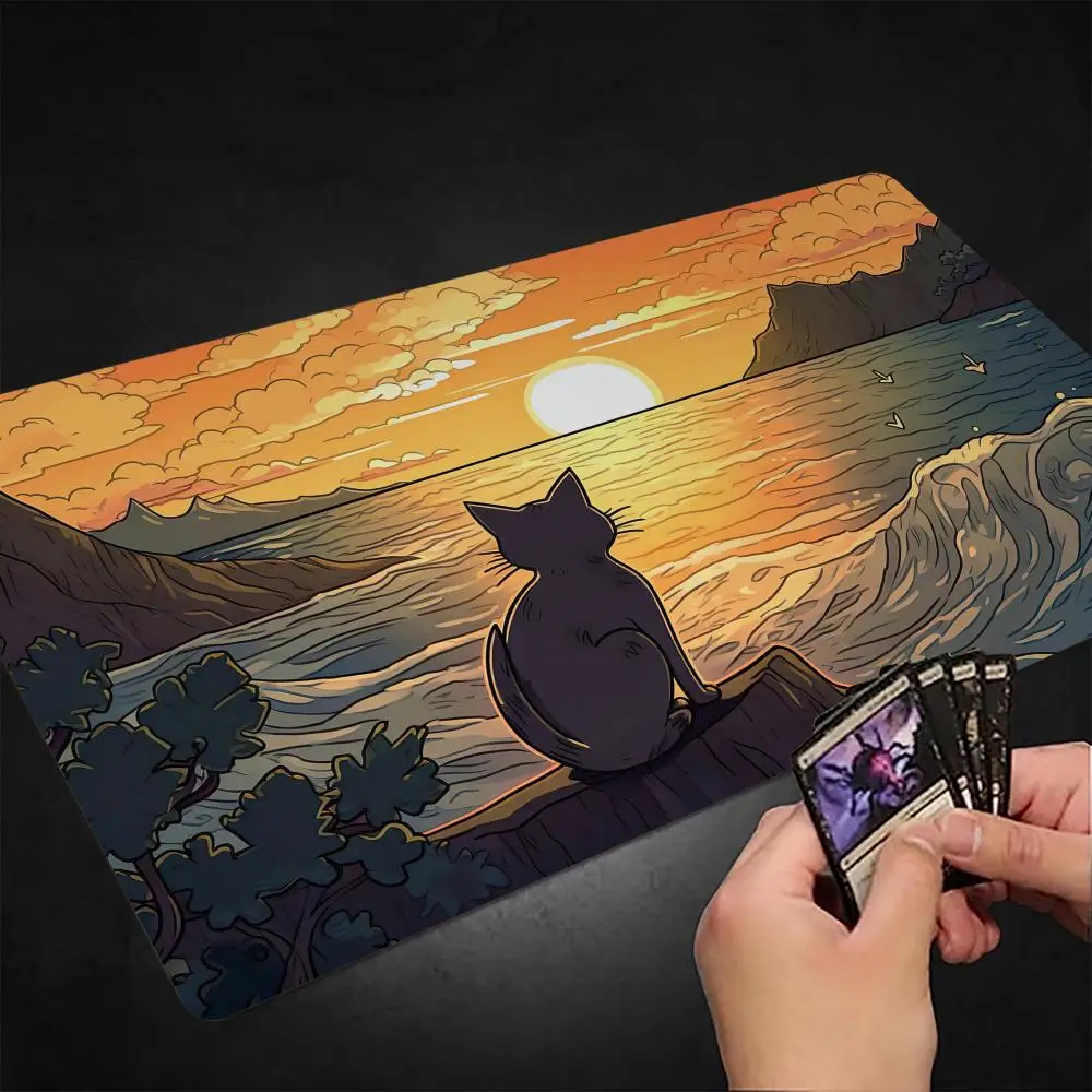 Japanese-style aesthetic sunset MTG Playmat Magic Card Mat with Stitched Edge Non-Slip Tabletop playmat Board Game Mat for TCG
Japanese-style aesthetic sunset MTG Playmat Magic Card Mat with Stitched Edge Non-Slip Tabletop playmat Board Game Mat for TCG