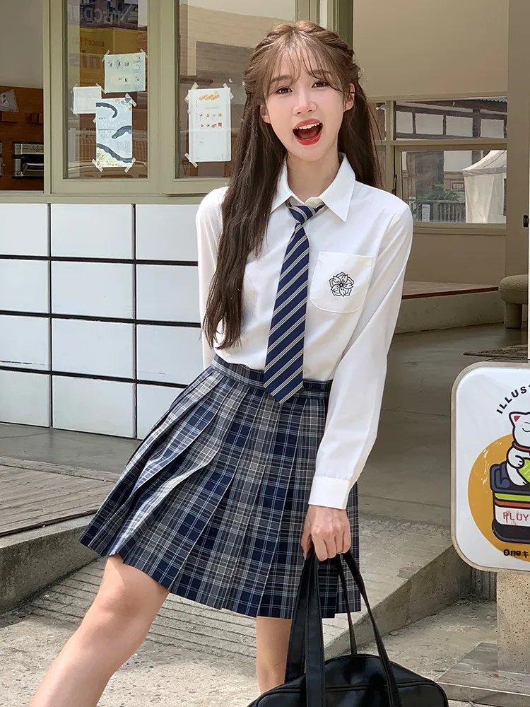 Tokyo Seasonal Record JK School Uniform Long Sleeve Shirt Women's Early Spring New Style Small Shirt Cotton Polyester Blend
Tokyo Seasonal Record JK School Uniform Long Sleeve Shirt Women's Early Spring New Style Small Shirt Cotton Polyester Blend