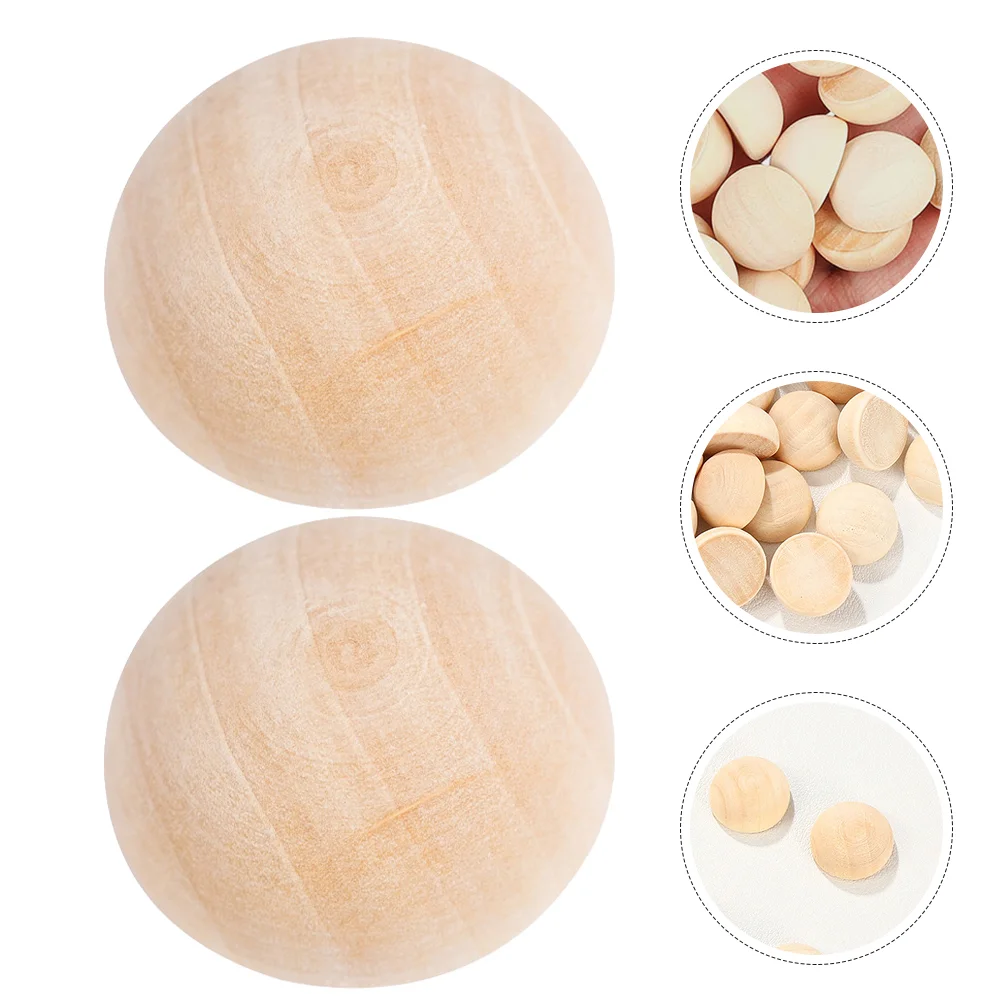 200 Pcs Balls for Pit Half Round Wooden Beads Craft Making Loose Charms Unfinished
200 Pcs Balls for Pit Half Round Wooden Beads Craft Making Loose Charms Unfinished