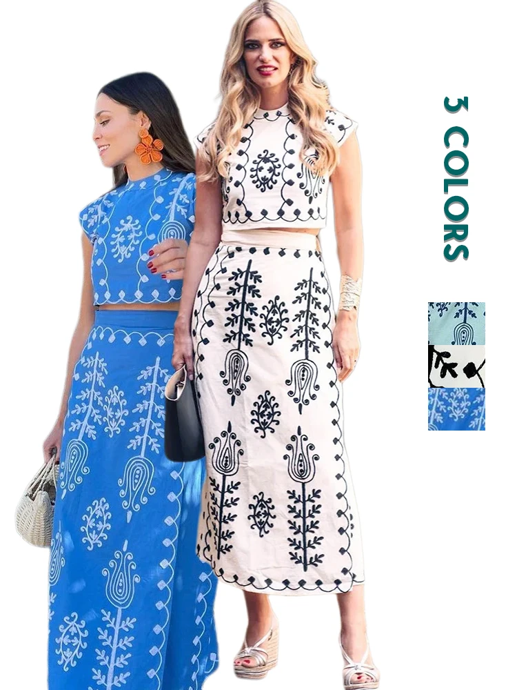 Summer Boho Long Skirt Women Sexy Holiday Party Print Tank Top Skirt Lace Up Waist Bodycon Maxi Skirt Slim Casual Beach Skirt
Summer Boho Long Skirt Women Sexy Holiday Party Print Tank Top Skirt Lace Up Waist Bodycon Maxi Skirt Slim Casual Beach Skirt