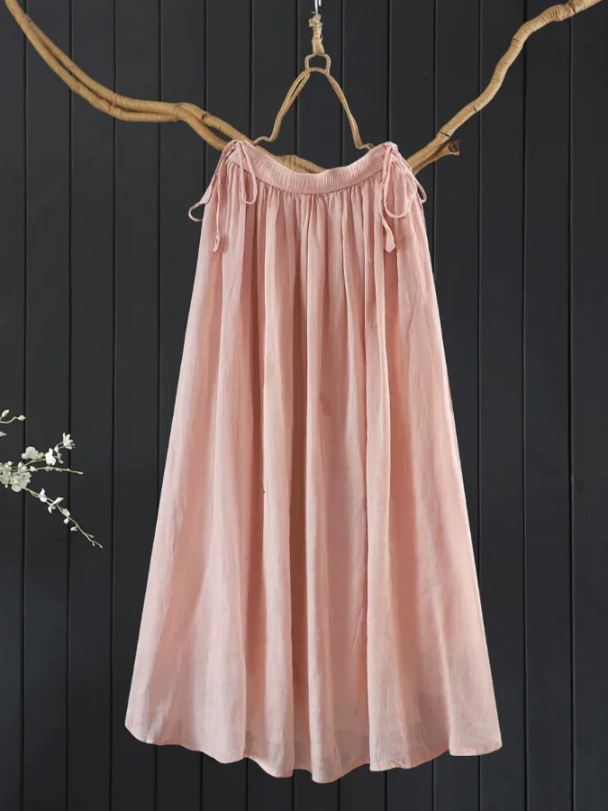 Summer 2026 Outlet Long A-Line Pure Color Maxi Skirt Draped Half-length Skirts Elegant Commute Style Medium Elasticity
Summer 2026 Outlet Long A-Line Pure Color Maxi Skirt Draped Half-length Skirts Elegant Commute Style Medium Elasticity