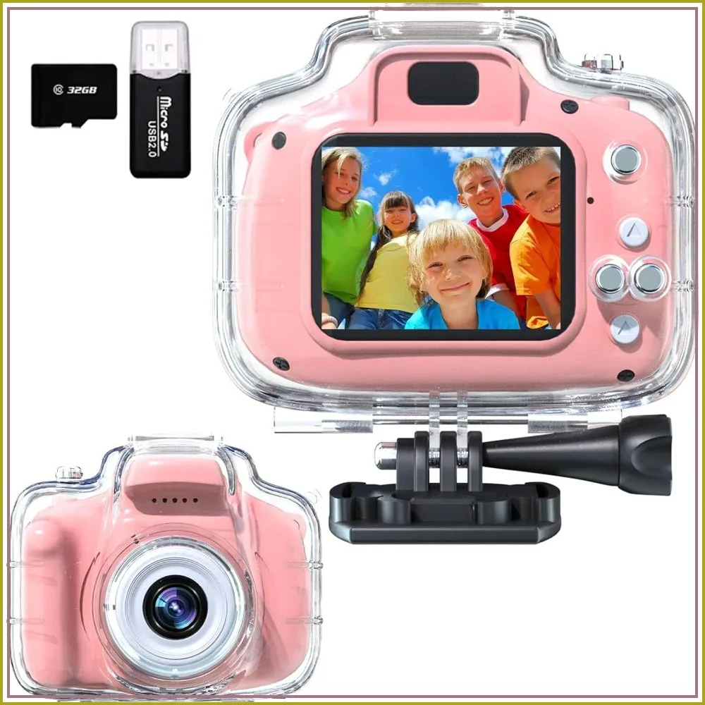 2 Inch IPS 1080P HD Underwater Camera for 3-12 Year Olds, Indoor Outdoor Action Cam, Best Birthday Gift
2 Inch IPS 1080P HD Underwater Camera for 3-12 Year Olds, Indoor Outdoor Action Cam, Best Birthday Gift