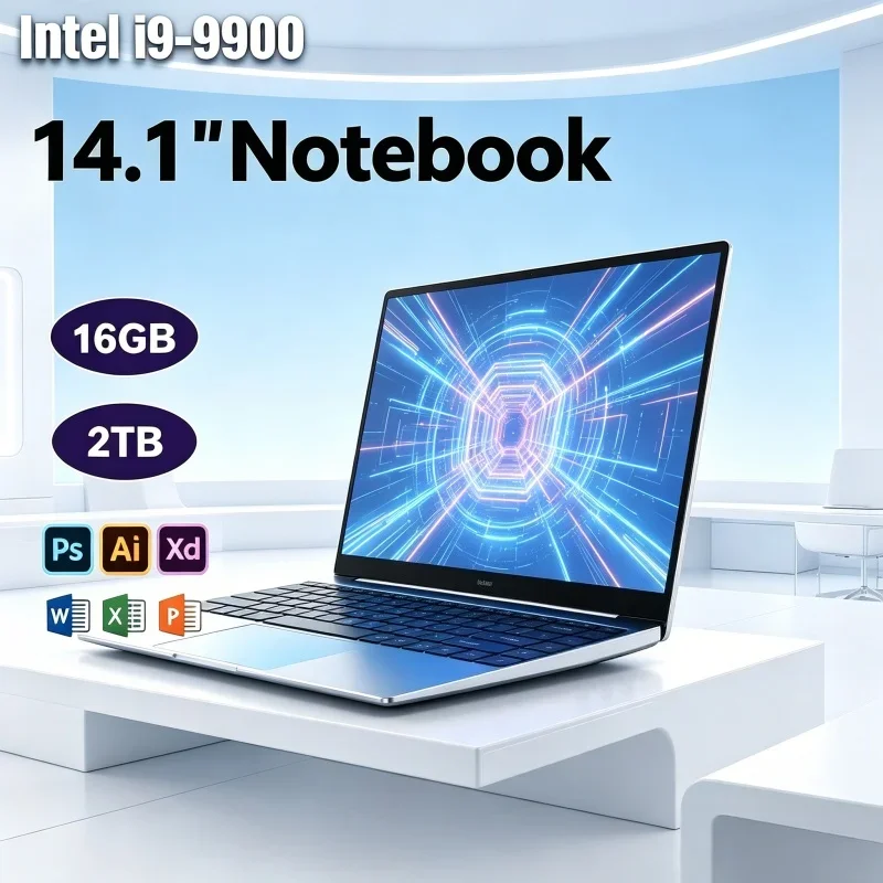 Thin Lightweight 14.1 Laptop, Minimal Design & Fast Intel I9-9900, 16GB/32GB RAM, Handy PC for General Office Operation Needs
Thin Lightweight 14.1 Laptop, Minimal Design & Fast Intel I9-9900, 16GB/32GB RAM, Handy PC for General Office Operation Needs