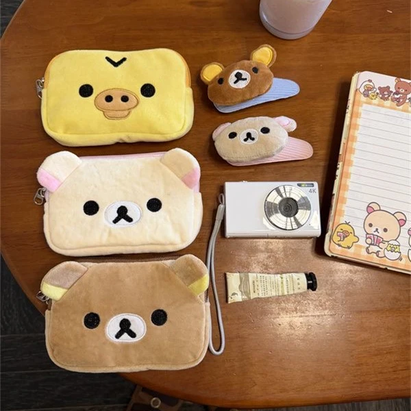 Rilakkuma Plush Multi Case Kiiroitori Korilakkuma Bear Kawaii Cute Coin Purse Wallet Cosmetic Makeup Bags Organizer Storage Bag
Rilakkuma Plush Multi Case Kiiroitori Korilakkuma Bear Kawaii Cute Coin Purse Wallet Cosmetic Makeup Bags Organizer Storage Bag