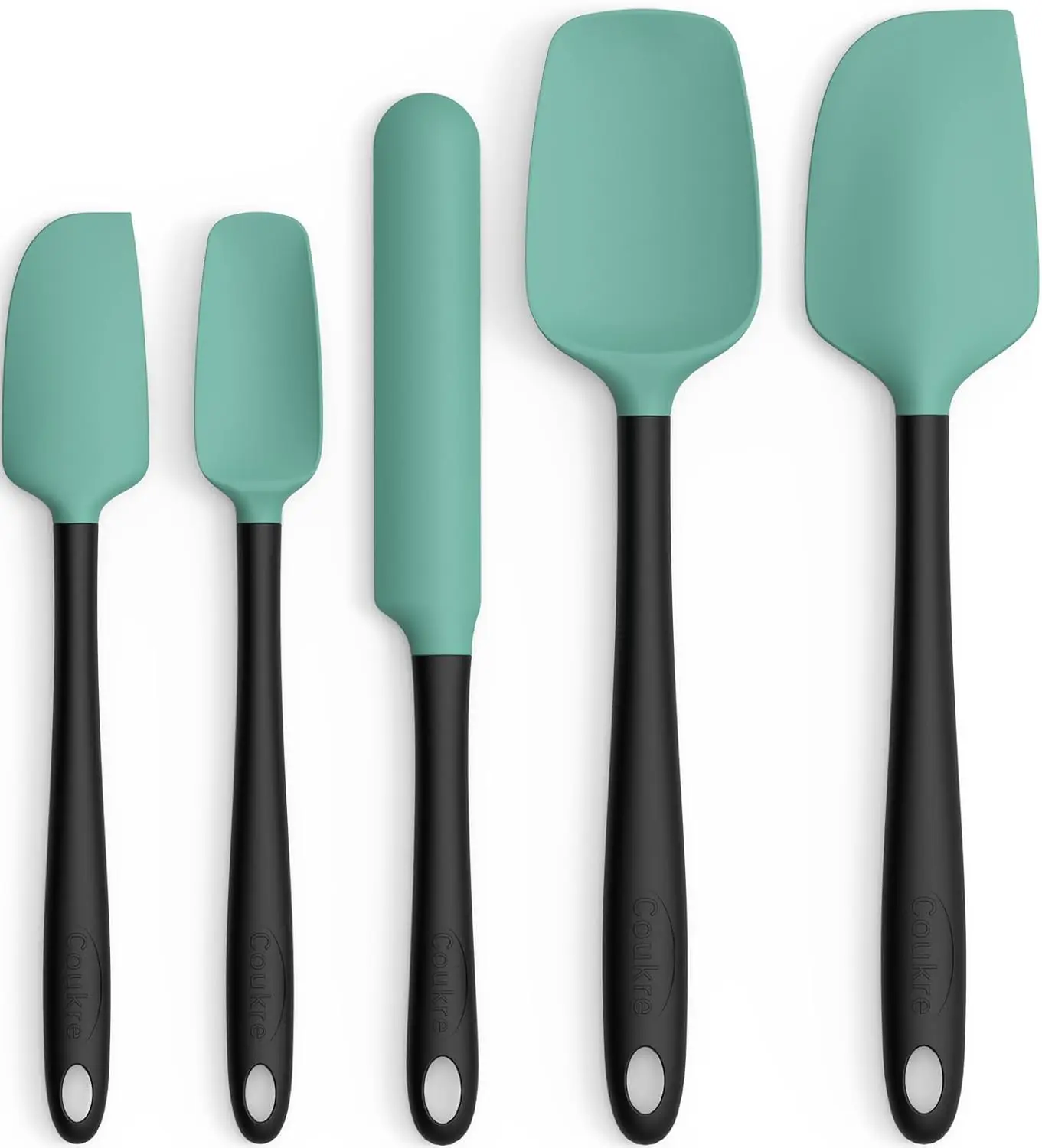 Silicone Spatula Set of 5,High Temperature Resistant, Food Grade Silicone, Dishwasher Safe, for Baking, Cooking (Aqua Green)
Silicone Spatula Set of 5,High Temperature Resistant, Food Grade Silicone, Dishwasher Safe, for Baking, Cooking (Aqua Green)