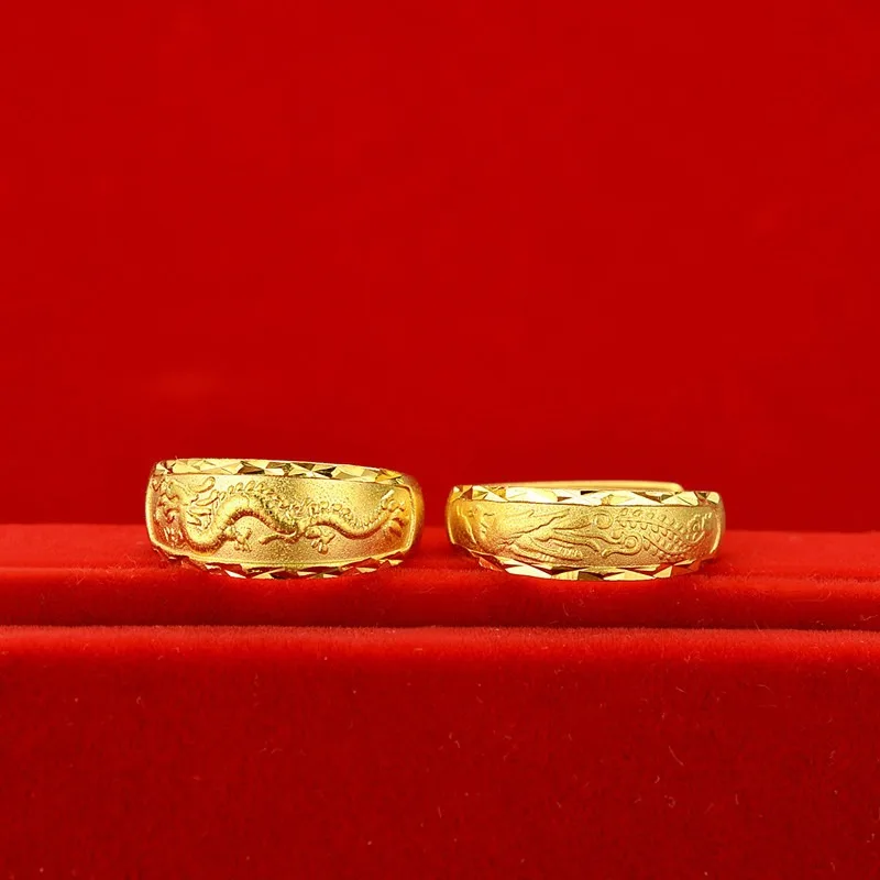 Golden men's open ring men's Weilong ring domineering fashion ring jewelry men
Golden men's open ring men's Weilong ring domineering fashion ring jewelry men