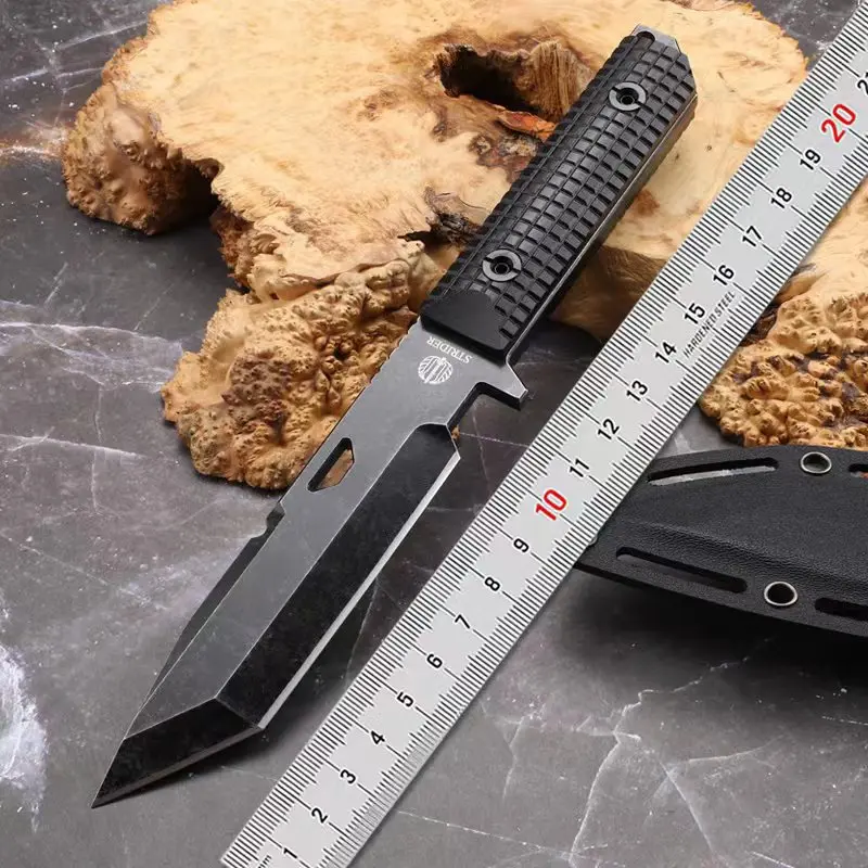 G10 ручной высокопрочный тактический нож для активного отдыха кемпинга портативный прямой нож
G10 ручной высокопрочный тактический нож для активного отдыха кемпинга портативный прямой нож