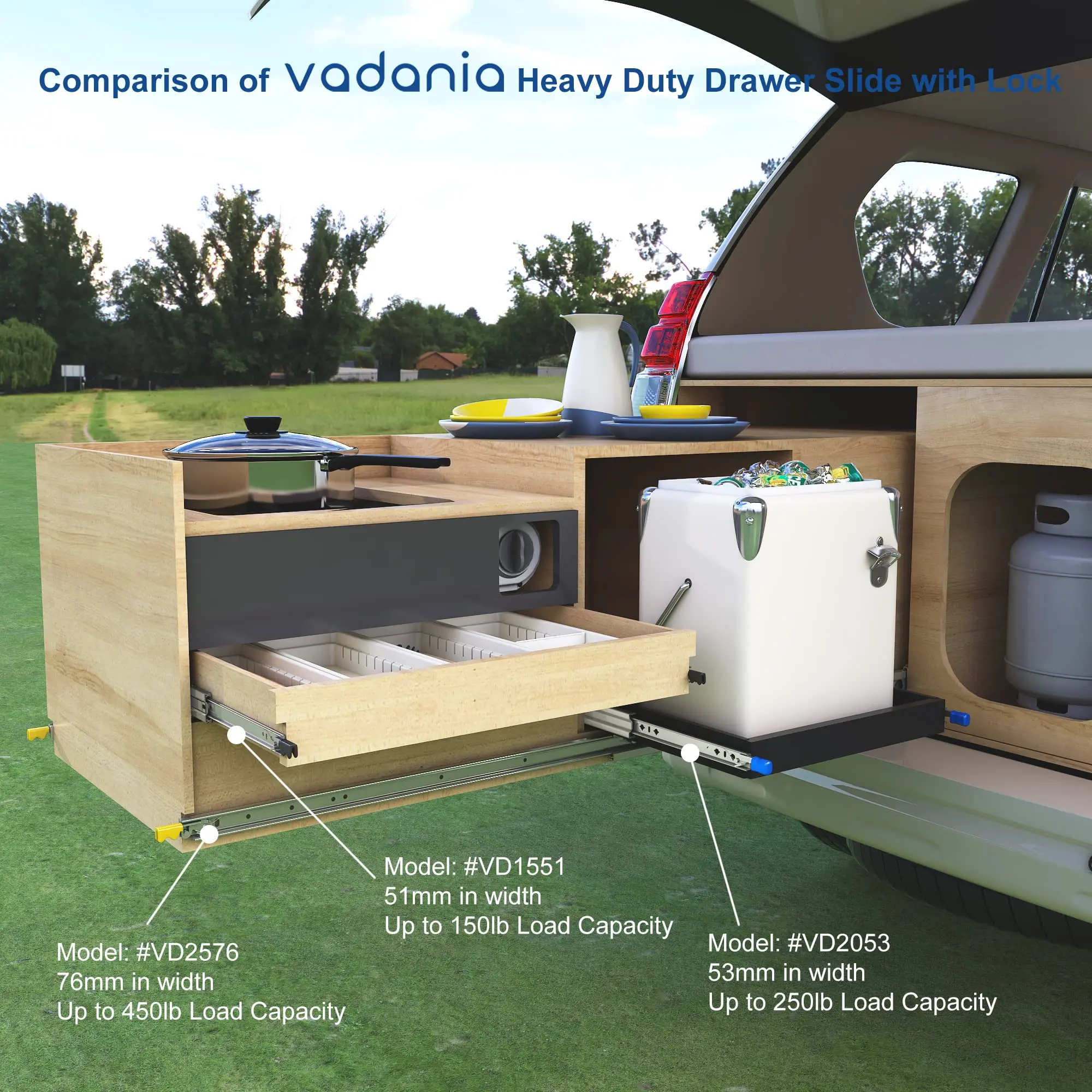 Detachble Heavy Duty Drawer Slides Full Extension 64/68/72/80 inches Side Mount Ball Bearing Rails Runners 170 Lbs
Detachble Heavy Duty Drawer Slides Full Extension 64/68/72/80 inches Side Mount Ball Bearing Rails Runners 170 Lbs