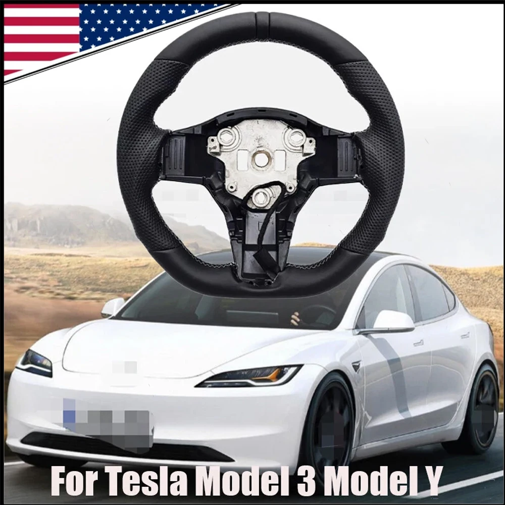 1 PCS New Car Black Ring Sport Leather Steering Wheel Durable For Tesla Model 3 Model Y HEATED High Quality Car Steering Wheel
1 PCS New Car Black Ring Sport Leather Steering Wheel Durable For Tesla Model 3 Model Y HEATED High Quality Car Steering Wheel