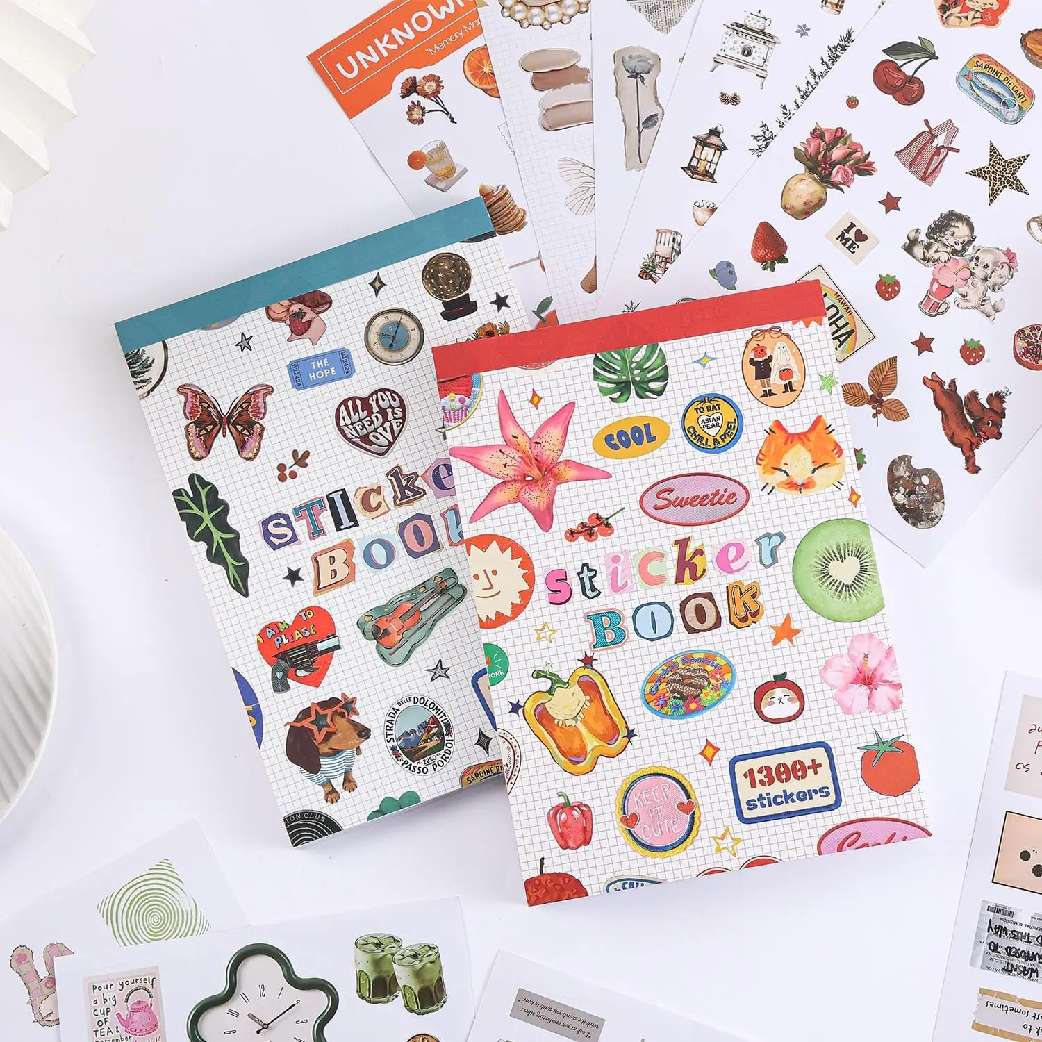 Moment Paper 50 Patterns Scrapbooking Sticker Book, Animal Plant Fruit Aesthetic Decals for DIY Craft Planner Journal
Moment Paper 50 Patterns Scrapbooking Sticker Book, Animal Plant Fruit Aesthetic Decals for DIY Craft Planner Journal