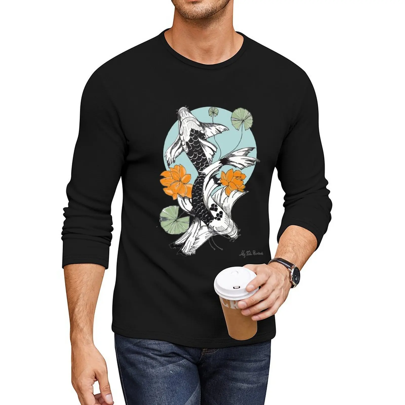 Koi Japanese Fish Long T-Shirt custom t shirt heavyweight t shirts black t shirts anime clothes mens white shirts
Koi Japanese Fish Long T-Shirt custom t shirt heavyweight t shirts black t shirts anime clothes mens white shirts