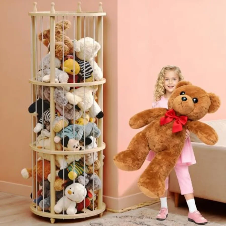 Extra Large Wooden Stuffed Animal Storage Zoo Natural Wood Stuffy Animal Holder Space-Saving Plushies Storage for Playroom Nurs
Extra Large Wooden Stuffed Animal Storage Zoo Natural Wood Stuffy Animal Holder Space-Saving Plushies Storage for Playroom Nurs