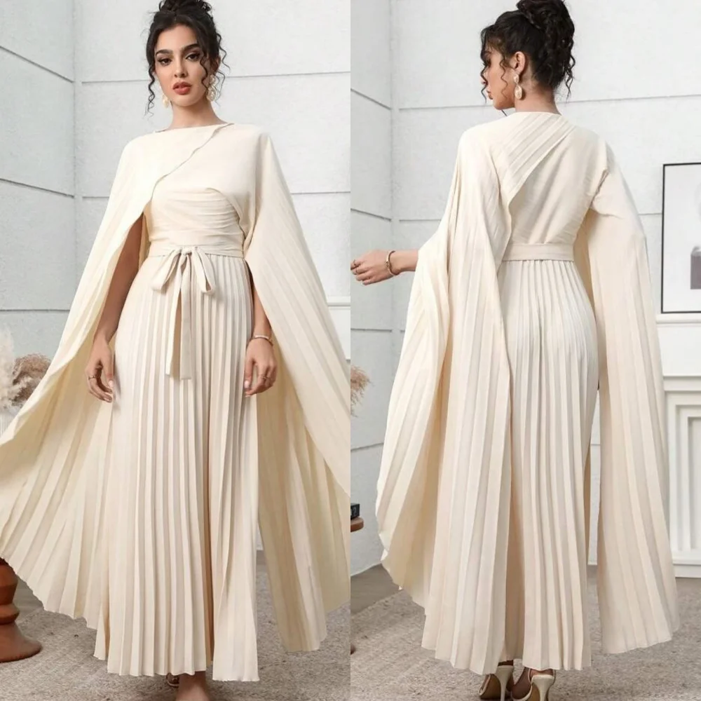 Customized Elegant Jersey Pleat A-line Jewel Midi Dresses Party Bespoke Occasion Exquisite High Quality
Customized Elegant Jersey Pleat A-line Jewel Midi Dresses Party Bespoke Occasion Exquisite High Quality