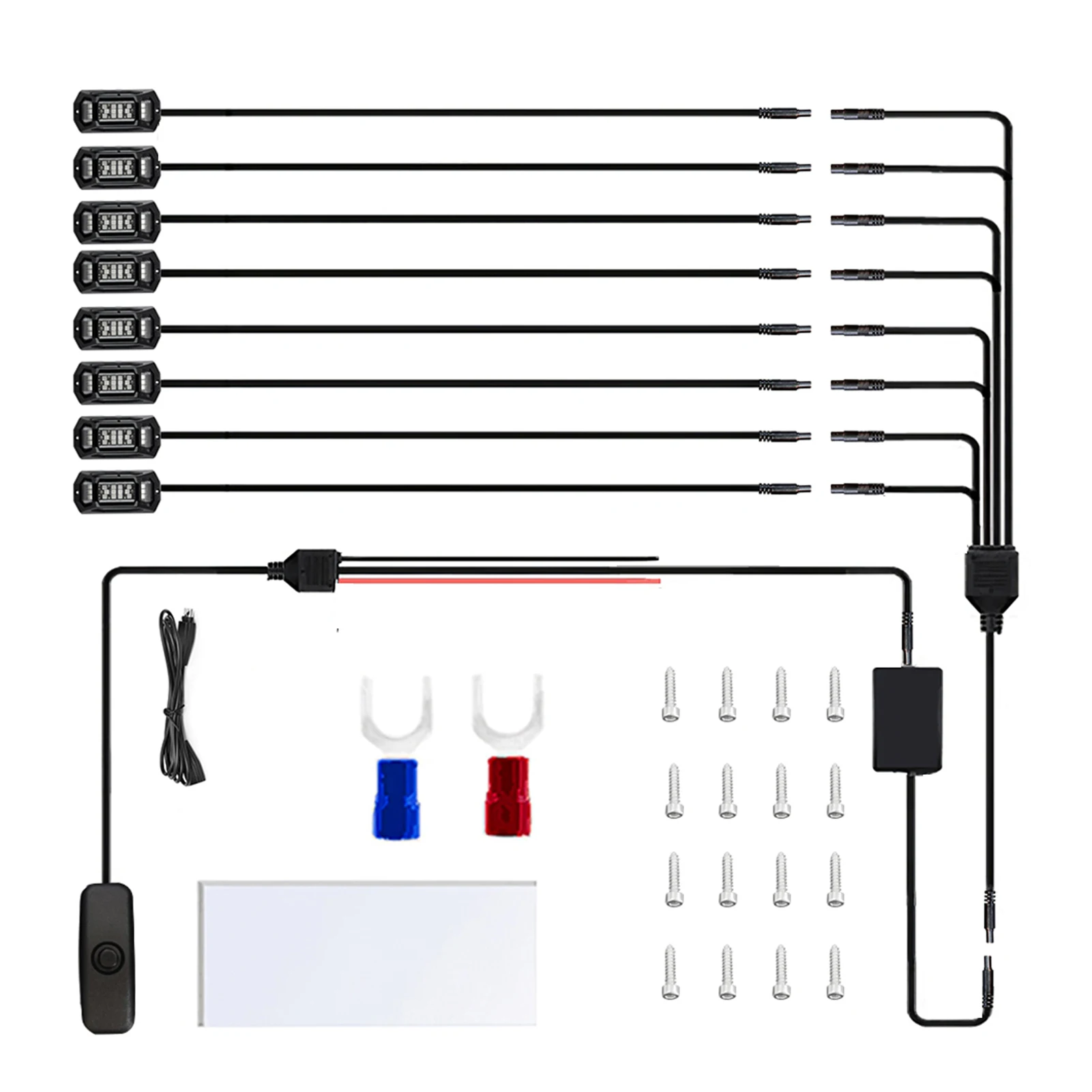 8Pods RGB LED Rock Lights Rock Light Светодиодный Rock Light Широкоугольный Bluetooth RGB LED Rock Lights Kit
8Pods RGB LED Rock Lights Rock Light Светодиодный Rock Light Широкоугольный Bluetooth RGB LED Rock Lights Kit