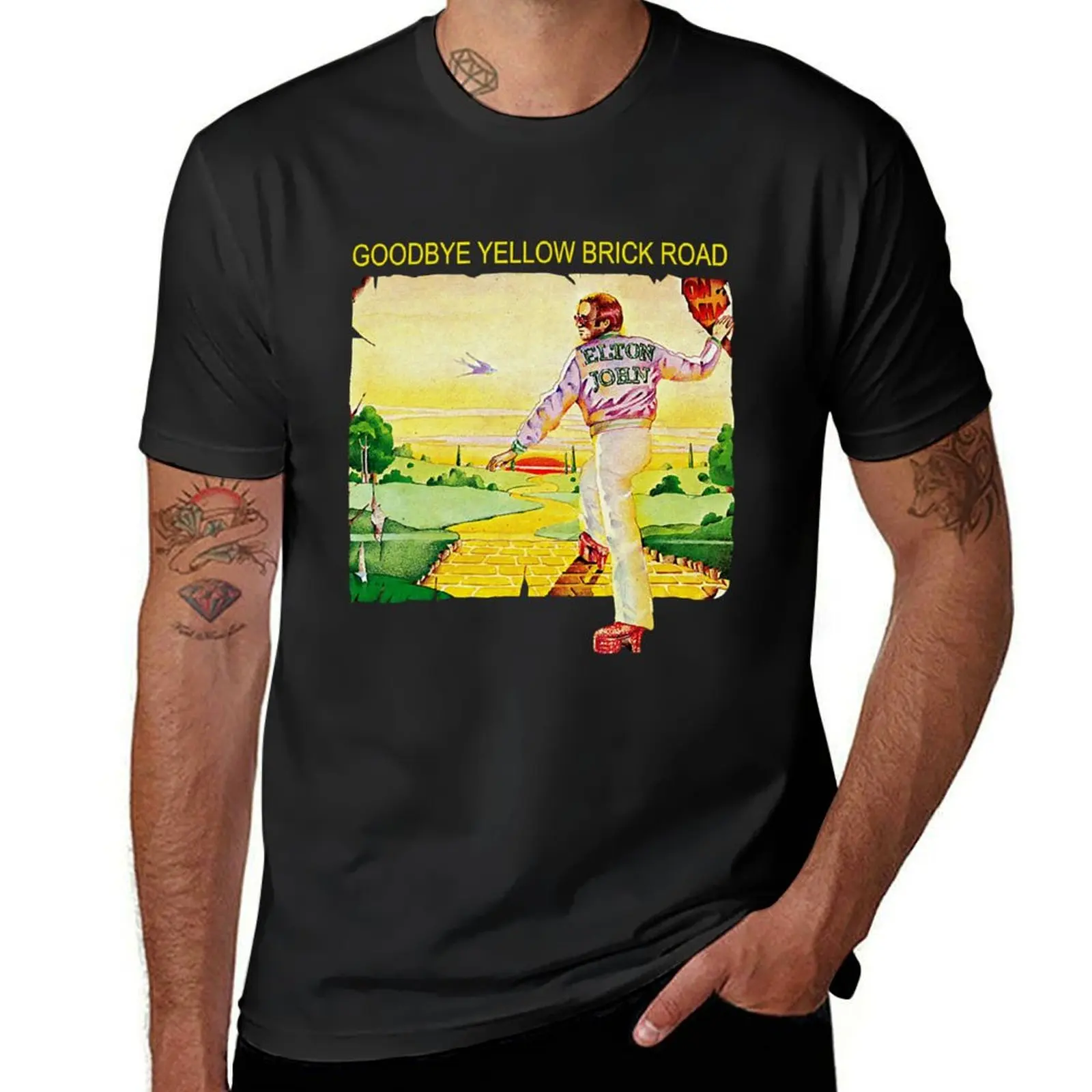 Goodbye Yellow Brick Road Sticker T-Shirt plain baggy shirts essential t shirt Funny t-shirt shirts men graphic
Goodbye Yellow Brick Road Sticker T-Shirt plain baggy shirts essential t shirt Funny t-shirt shirts men graphic