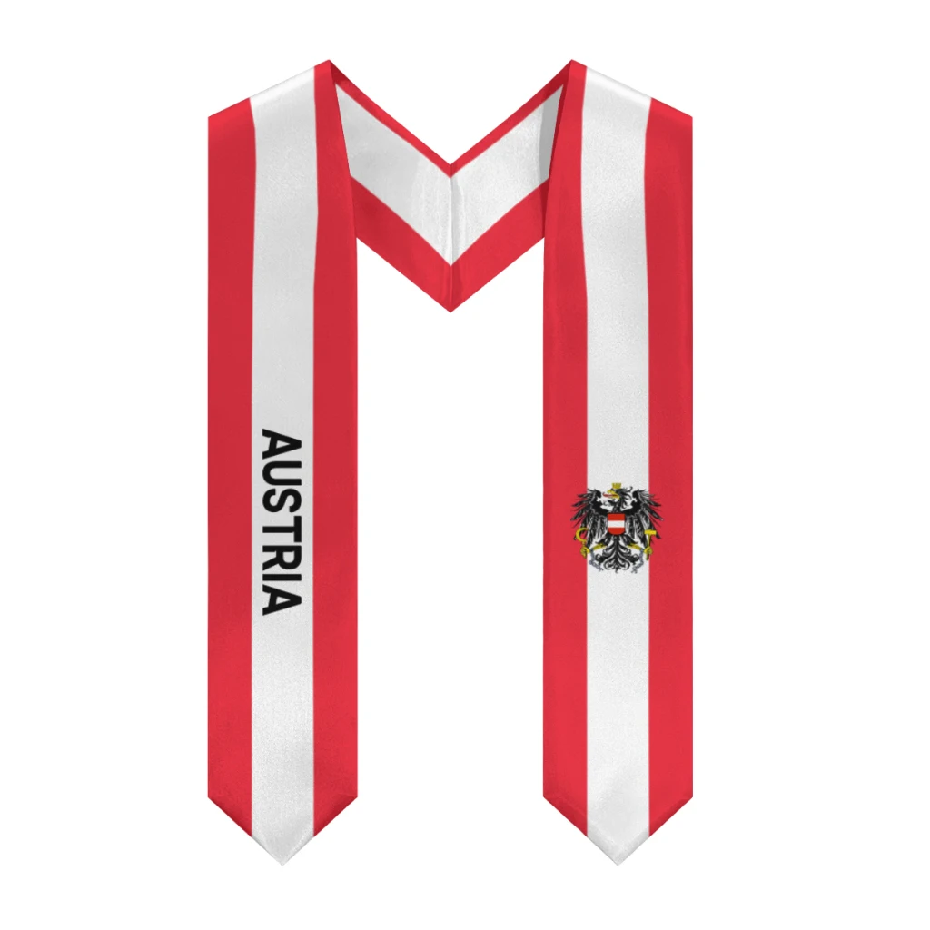 More design Graduation shawl Austria & United States Flag Stole Sash Honor Study Aboard International Students
More design Graduation shawl Austria & United States Flag Stole Sash Honor Study Aboard International Students
