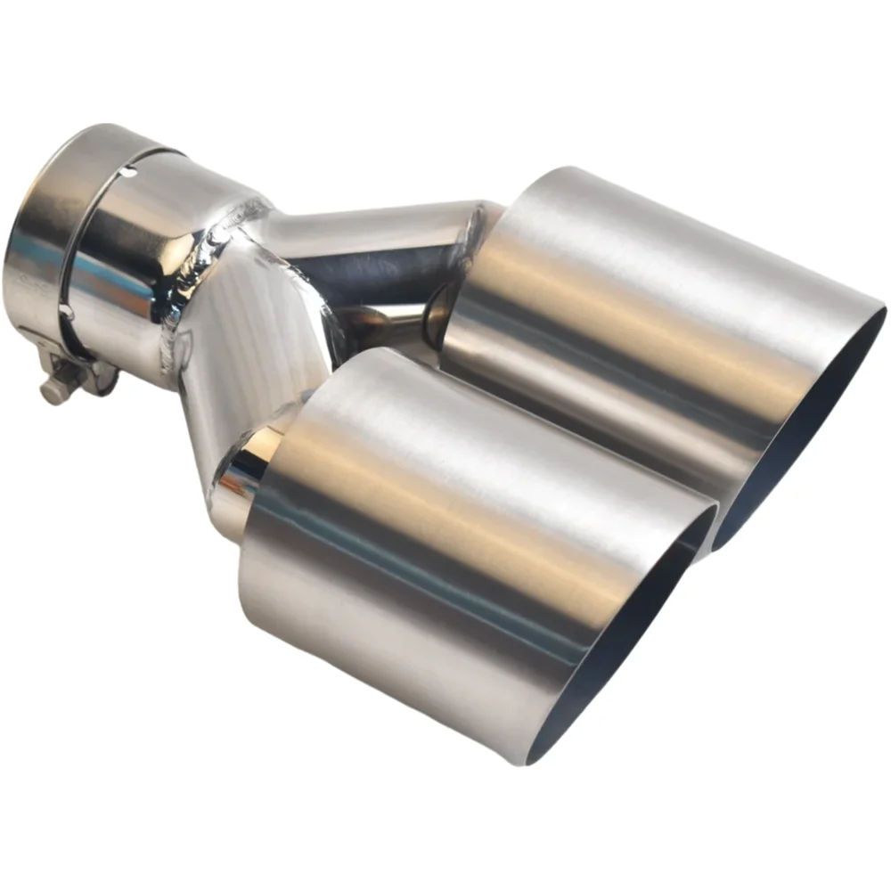 Stainless Steel 304 Dual Outlet Exhaust Tip – Slanted Cut, Brushed Finish, Universal Fit for Car Tuning & Performance Upgrade
Stainless Steel 304 Dual Outlet Exhaust Tip – Slanted Cut, Brushed Finish, Universal Fit for Car Tuning & Performance Upgrade