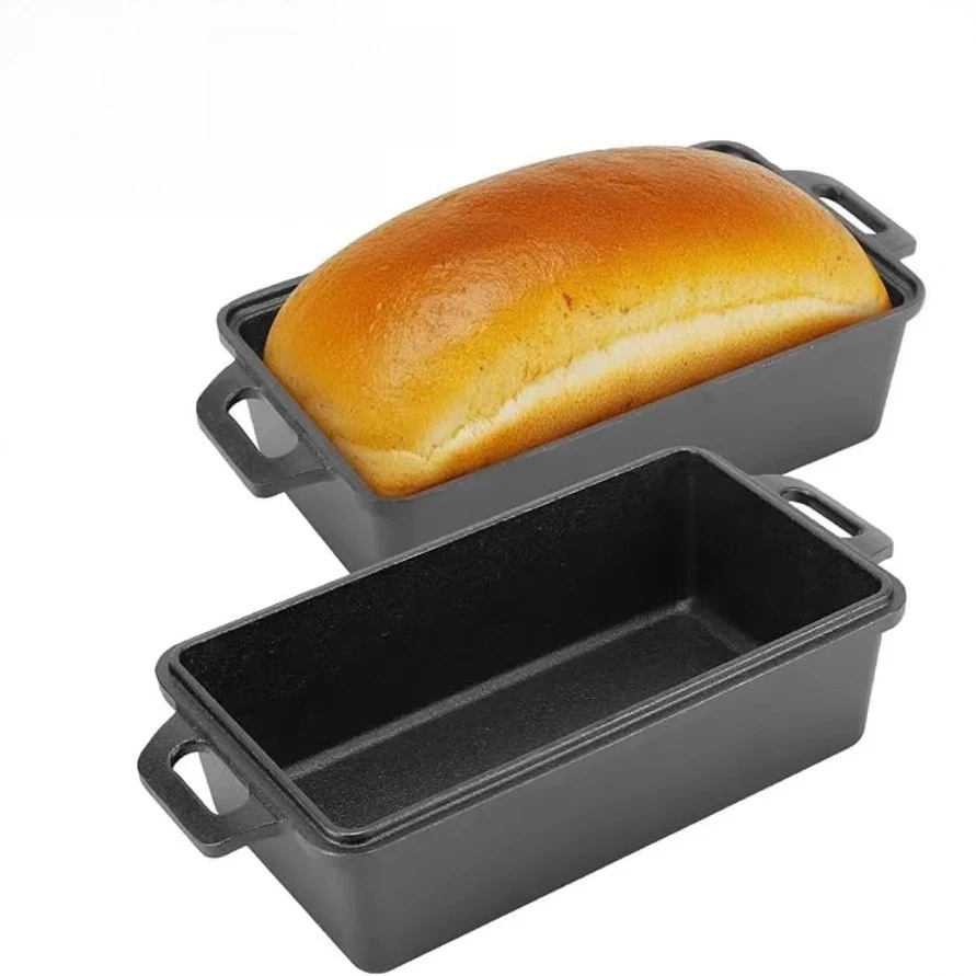 Набор из 2 чугунных форм для хлеба 2-в-1 с крышками для выпечки домашнего мясного хлеба, 2026 год
Набор из 2 чугунных форм для хлеба 2-в-1 с крышками для выпечки домашнего мясного хлеба, 2026 год
