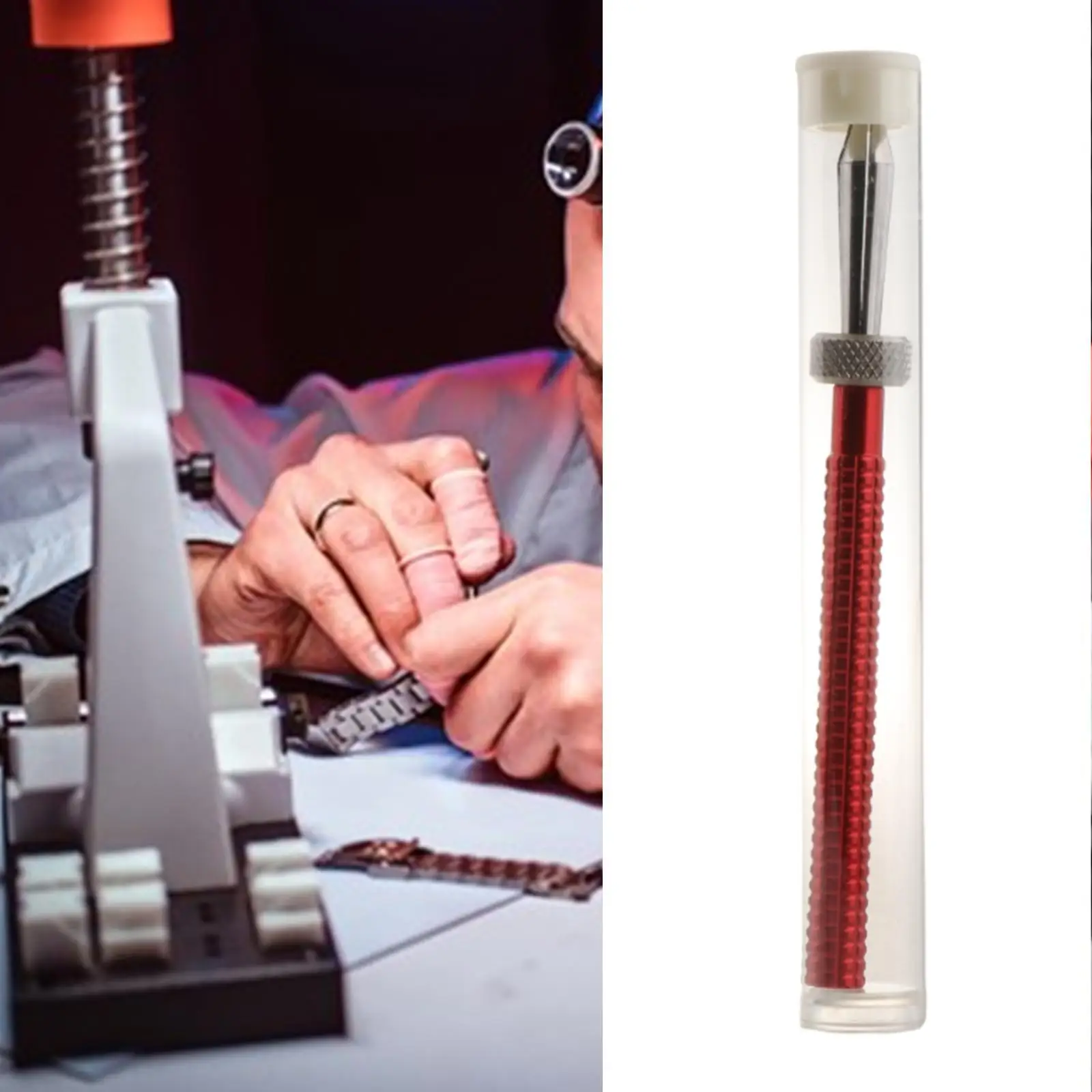 Jewelry Punching Tools Versatile Parts Anti Slip for Watchmaker Professional DIY
Jewelry Punching Tools Versatile Parts Anti Slip for Watchmaker Professional DIY