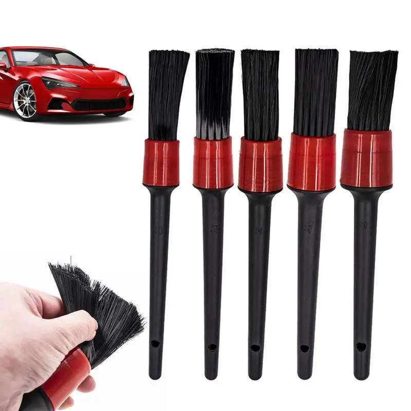 Auto Interior Dust Brush 5pcs Compact Car Detailing Brushes With Flexible Bristles Car Wash Equipment For Center Console Window
Auto Interior Dust Brush 5pcs Compact Car Detailing Brushes With Flexible Bristles Car Wash Equipment For Center Console Window