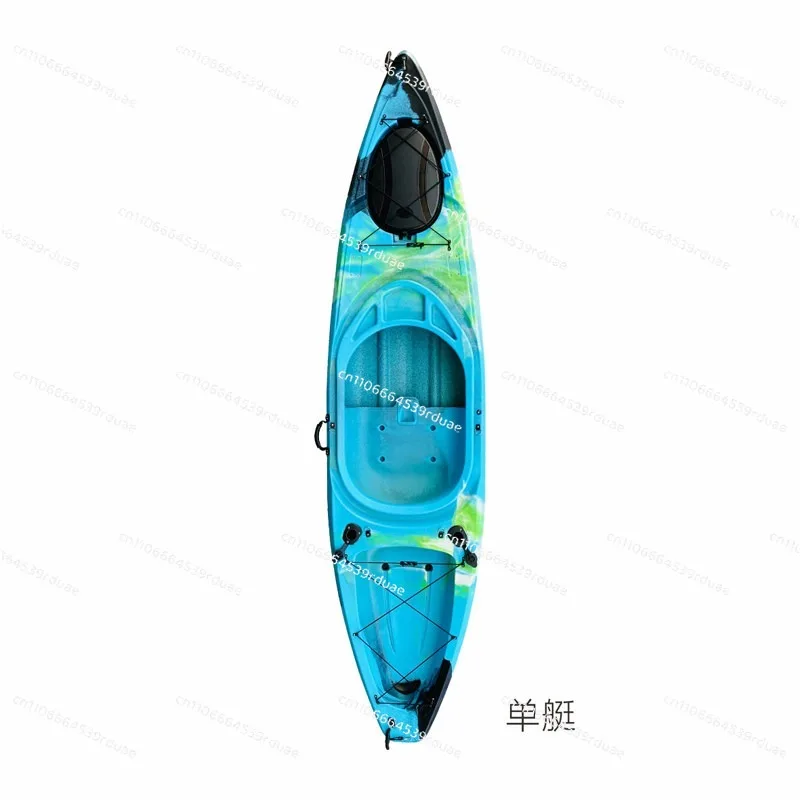 Single cockpit kayak canoe luya boat, plastic boat leisure team construction scenic spot
Single cockpit kayak canoe luya boat, plastic boat leisure team construction scenic spot