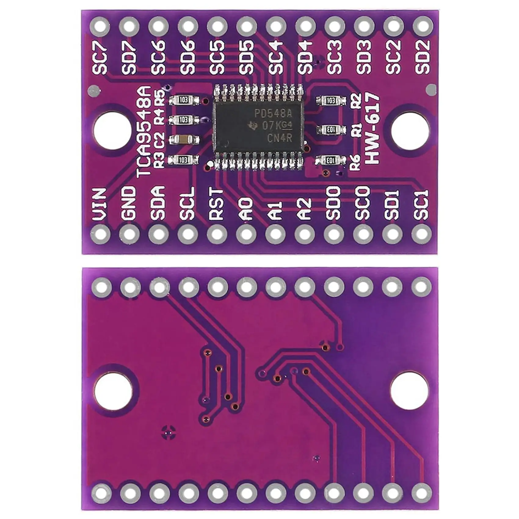Ingenious-20Pcs TCA9548A I2C IIC Multiplexer Breakout Board Module 8 Channel Expansion Development Board For Ardu Ino
Ingenious-20Pcs TCA9548A I2C IIC Multiplexer Breakout Board Module 8 Channel Expansion Development Board For Ardu Ino
