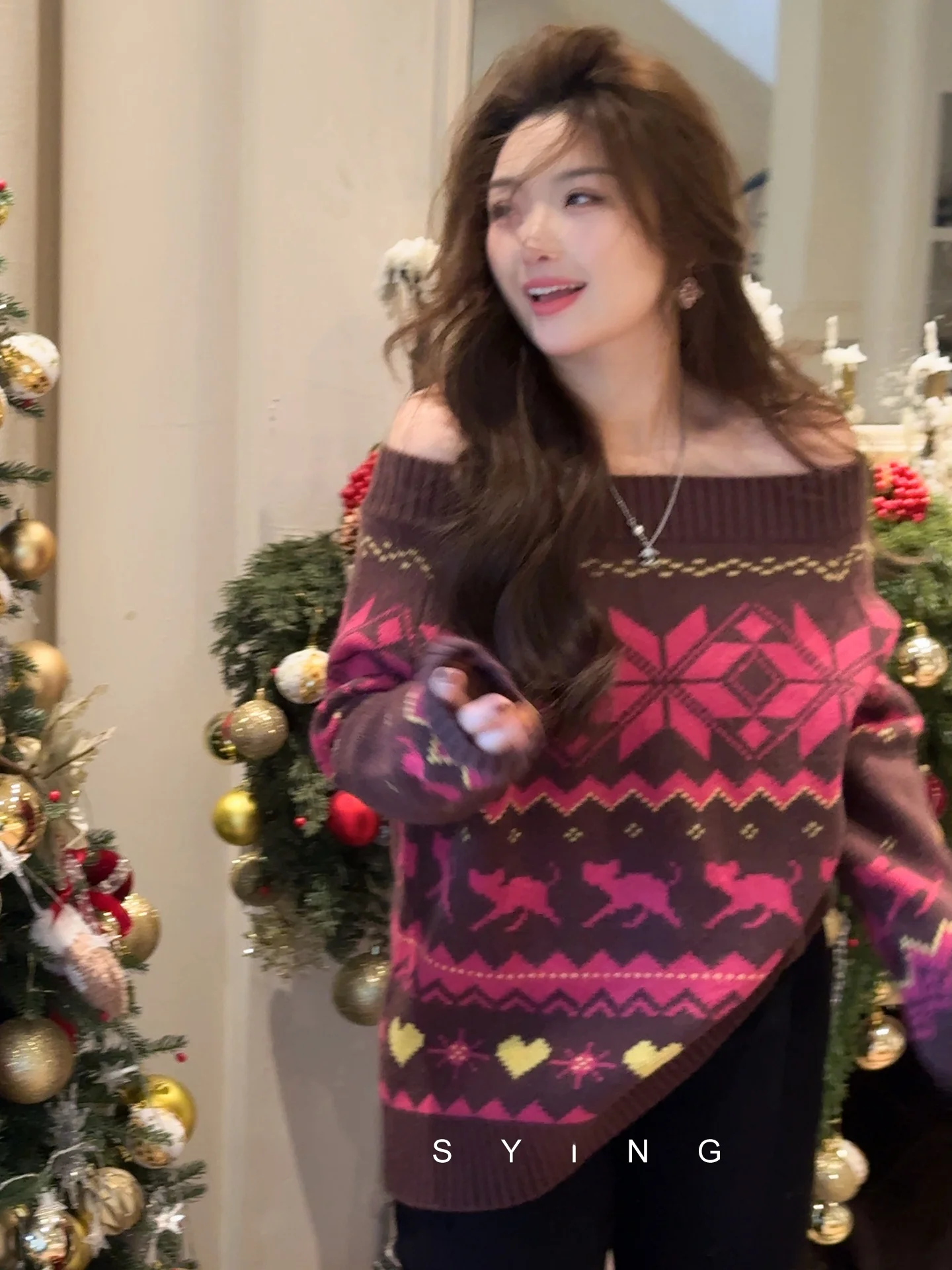 Свитер Miss ng Plus Size с одним открытым плечом, вязаный, в стиле Cisas Island, зимний, новогодний, свободного кроя, с длинными рукавами, реглан...
Свитер Miss ng Plus Size с одним открытым плечом, вязаный, в стиле Cisas Island, зимний, новогодний, свободного кроя, с длинными рукавами, реглан...