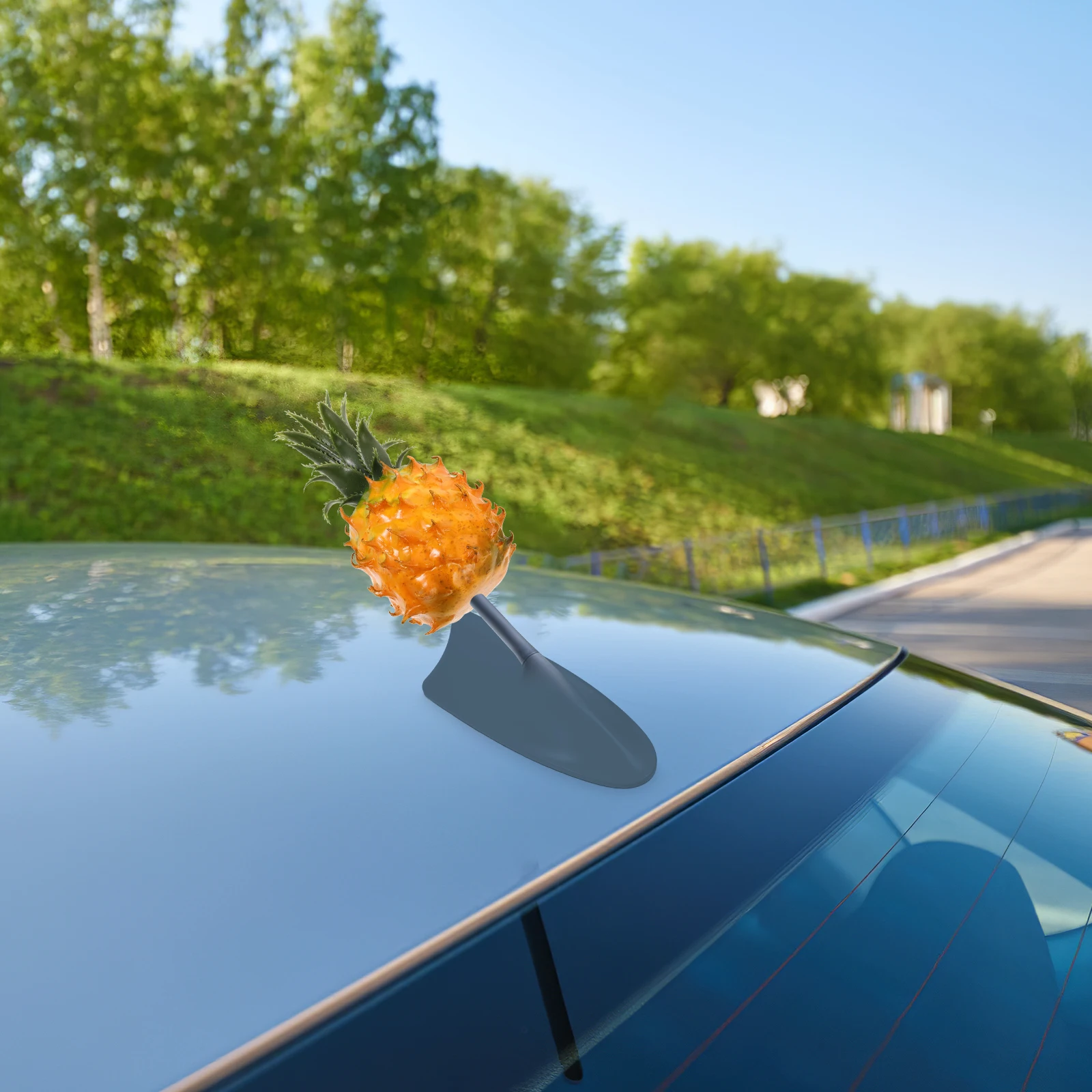 Eye Catching Car Roof Decoration Pineapple Antenna Topper Cute Foam Vehicle Ornament Automotive Accessory
Eye Catching Car Roof Decoration Pineapple Antenna Topper Cute Foam Vehicle Ornament Automotive Accessory