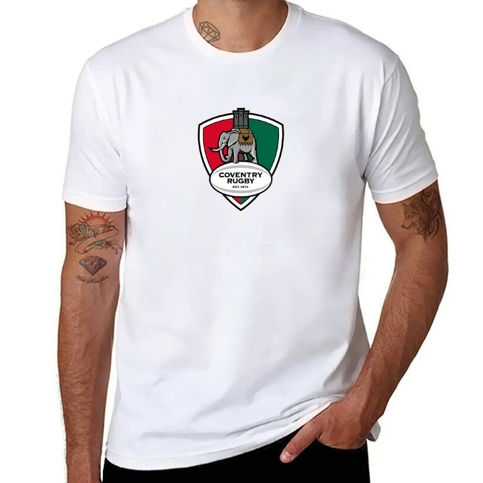 Coventry Rugby Team Crest T-Shirt cotton tshirt 100% man t shirts high quality luxury brand
Coventry Rugby Team Crest T-Shirt cotton tshirt 100% man t shirts high quality luxury brand