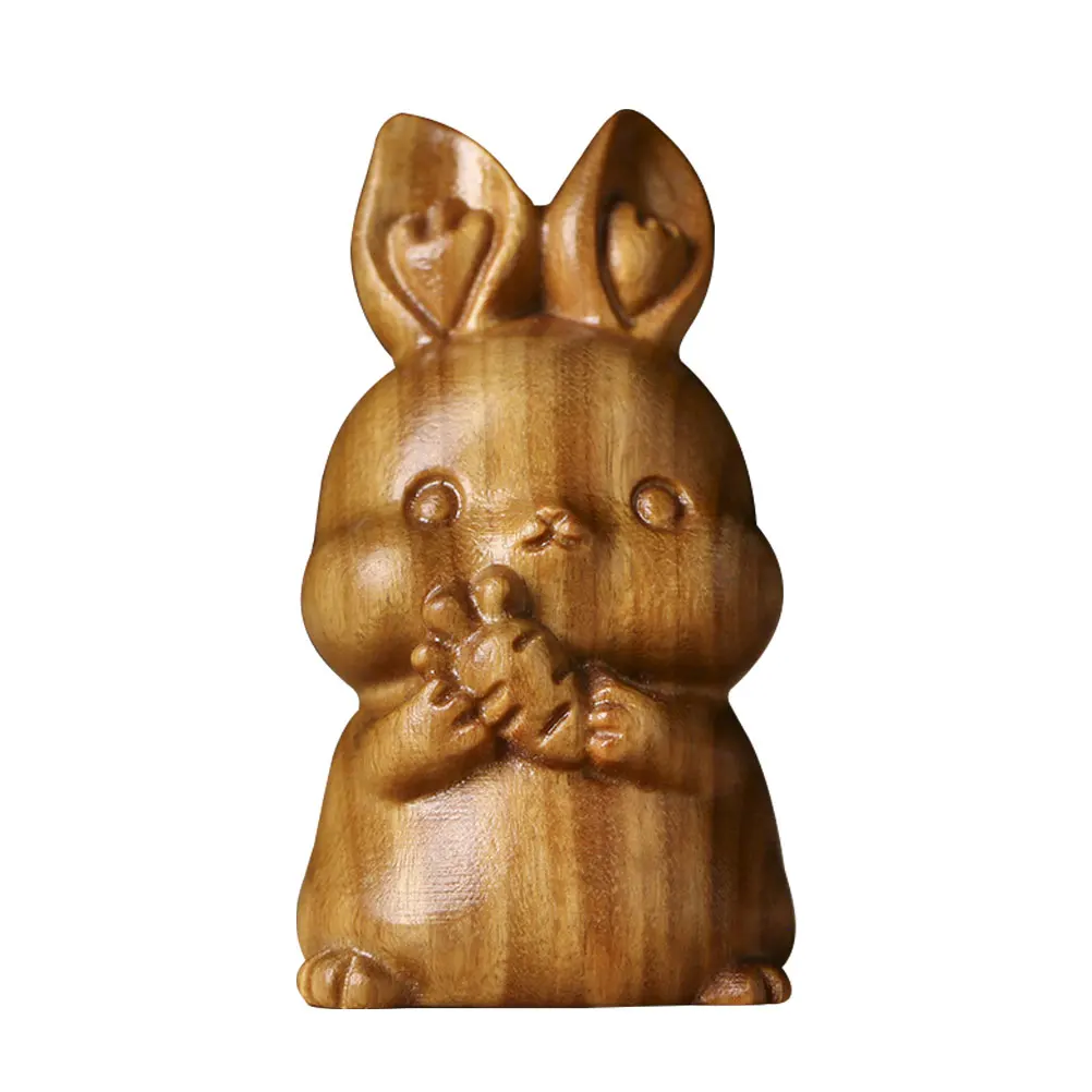 Creative Engraved Rabbit Ornament Wooden Desktop Decor Fine Craftsmanship Carved Bunny Home Office Decoration Desktop
Creative Engraved Rabbit Ornament Wooden Desktop Decor Fine Craftsmanship Carved Bunny Home Office Decoration Desktop