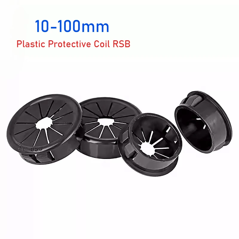 Plastic Protective Coil RSB Nylon Buckle Type Hole Plug Cover With Card Slot Wire Loop Electrical Equipment Guard Ring
Plastic Protective Coil RSB Nylon Buckle Type Hole Plug Cover With Card Slot Wire Loop Electrical Equipment Guard Ring
