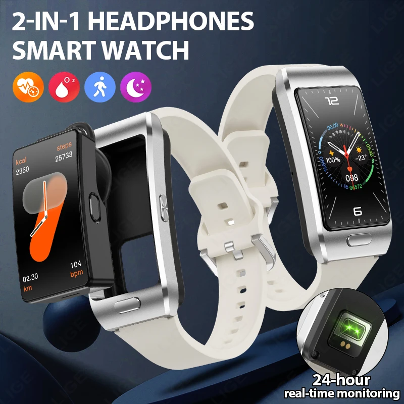 2025 New 2-in-1 TWS Smart Band ECG GPS Track Bluetooth Call Health Monitoring Sports mode Smartwatch For iOS HUAWEI Smart Watch
2025 New 2-in-1 TWS Smart Band ECG GPS Track Bluetooth Call Health Monitoring Sports mode Smartwatch For iOS HUAWEI Smart Watch