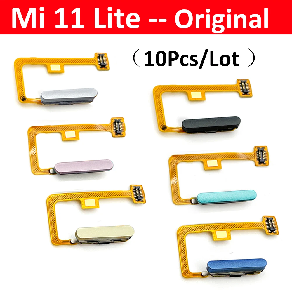 10Pcs/Lot, Original Home Button FingerPrint Sensor Flex Cable Ribbon For Xiaomi Mi 11 Mi11 Lite Replacement Parts
10Pcs/Lot, Original Home Button FingerPrint Sensor Flex Cable Ribbon For Xiaomi Mi 11 Mi11 Lite Replacement Parts