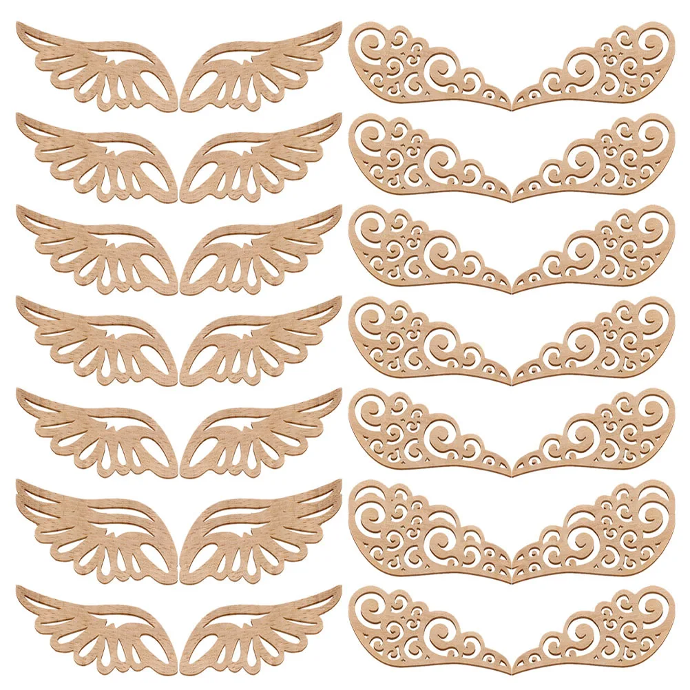 40pcs Wood Slices Blank Cutouts For Diy Craft Activities Unfinished Wooden Wing Pieces Coloring Puzzle Educational Tools
40pcs Wood Slices Blank Cutouts For Diy Craft Activities Unfinished Wooden Wing Pieces Coloring Puzzle Educational Tools