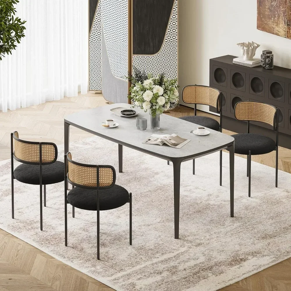 Kitchen Chairs Set of 4,Modern Dining Chairs, Rattan Backrest Round ,Kitchen Dining Room Chairs
Kitchen Chairs Set of 4,Modern Dining Chairs, Rattan Backrest Round ,Kitchen Dining Room Chairs