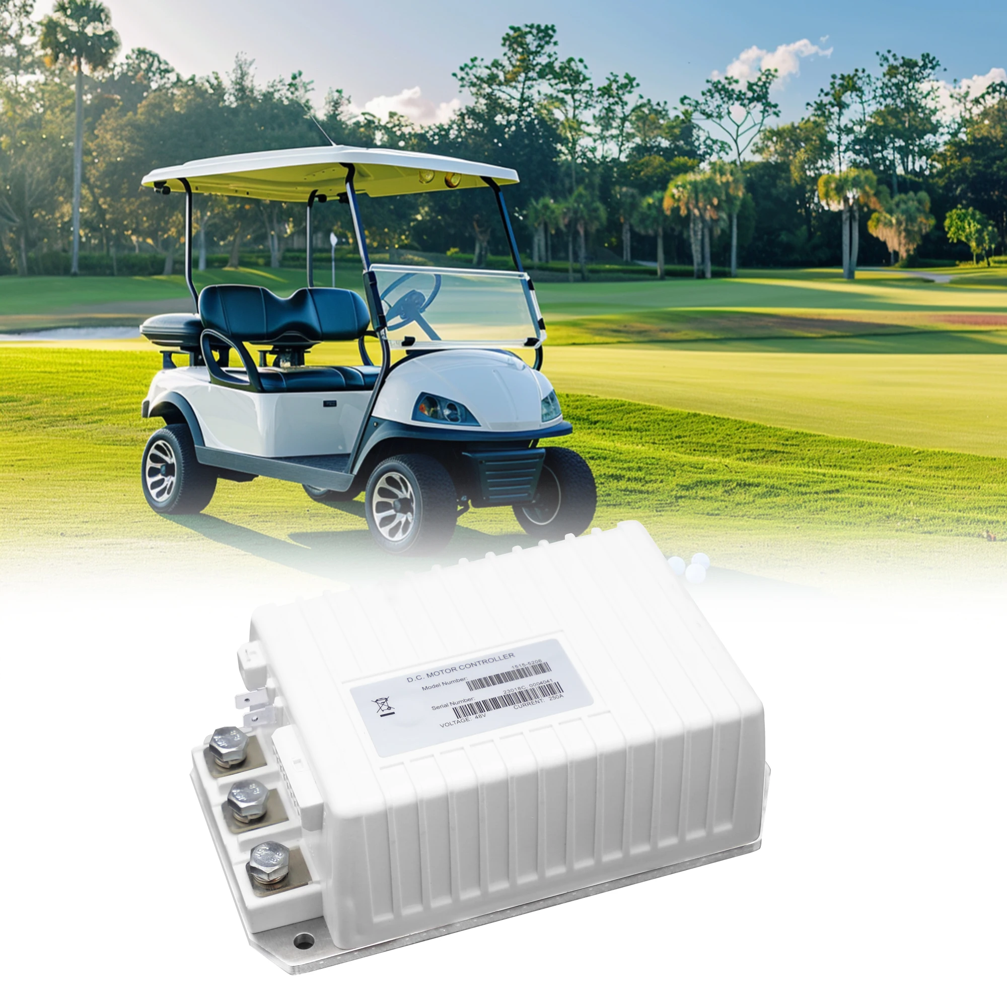 1515-5206 48V 250A DC Motor Controller 103982301 for Curtis Club Car Precedent Tempo Onward Carryall Golf Cart 2014-2019
1515-5206 48V 250A DC Motor Controller 103982301 for Curtis Club Car Precedent Tempo Onward Carryall Golf Cart 2014-2019