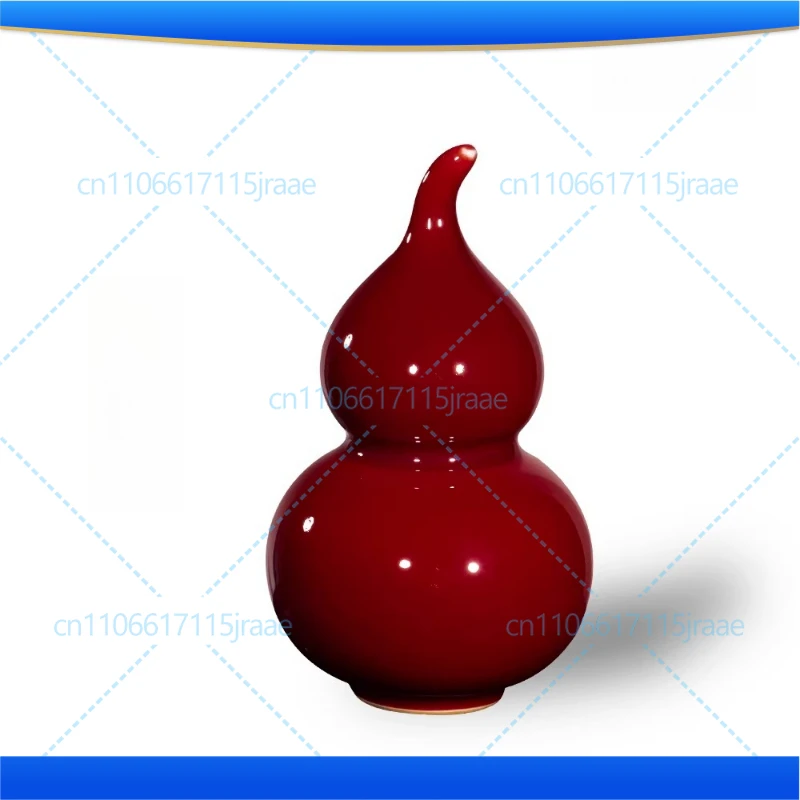 Ceramic kiln change Jun porcelain gourd Fulu auspicious desktop ornament
Ceramic kiln change Jun porcelain gourd Fulu auspicious desktop ornament