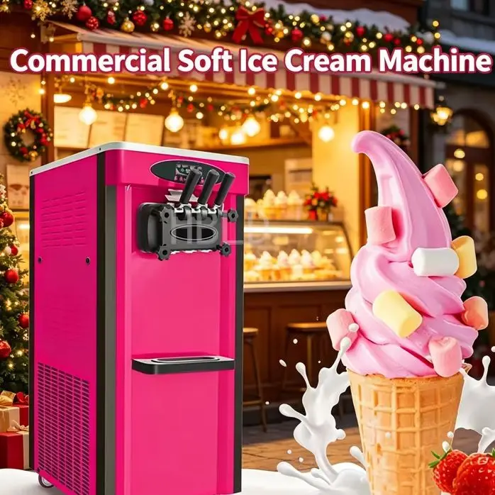 Sanwei Commercial Soft Ice Cream Machine for Business Strawberry Sundae Frozen Yogurt Maker
Sanwei Commercial Soft Ice Cream Machine for Business Strawberry Sundae Frozen Yogurt Maker