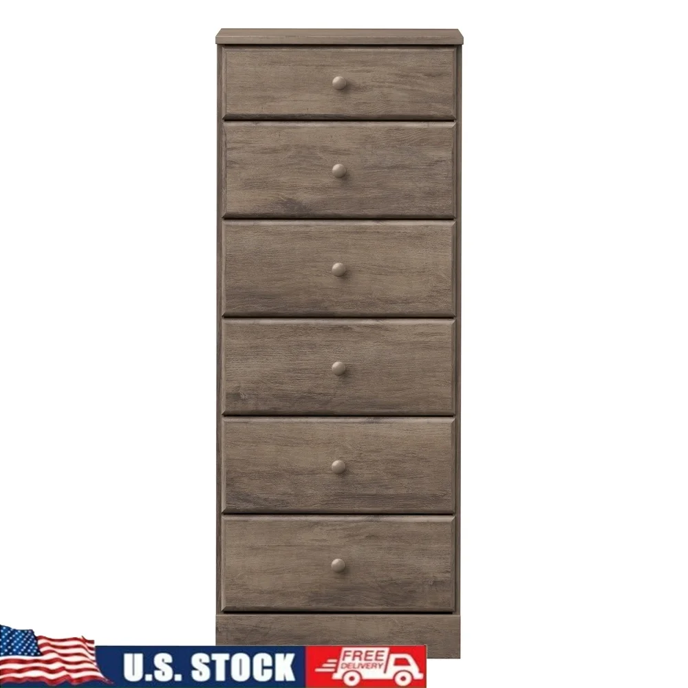 Tall Gray Dresser 6-Drawer Chest Space Saving Storage Unit Bedroom Adults Easy Assembly Narrow Design with Safety Stops
Tall Gray Dresser 6-Drawer Chest Space Saving Storage Unit Bedroom Adults Easy Assembly Narrow Design with Safety Stops