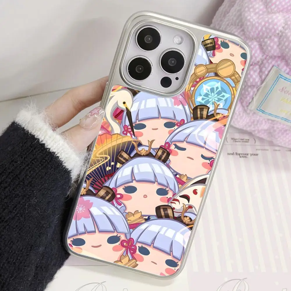 Game GI Ayaka Phone Case for iPhone 17 16 15 14 13 12 11 Air Pro Max Plus Electroplated Silver Cover
Game GI Ayaka Phone Case for iPhone 17 16 15 14 13 12 11 Air Pro Max Plus Electroplated Silver Cover