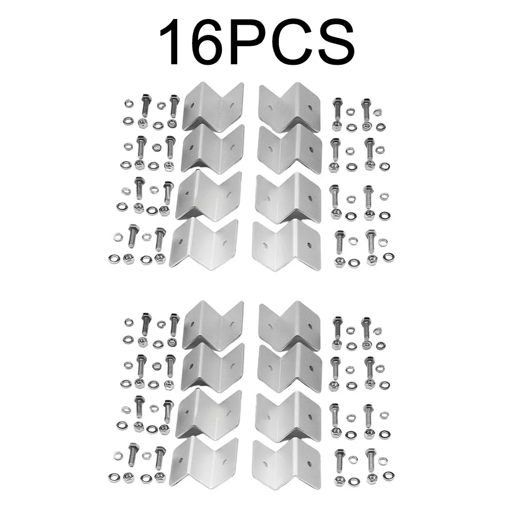 16PCS Outdoor Rv Yacht Solar Panel Z-Shaped Aluminum Alloy Bracket Z-shaped Mount For Solar Panels Electrical Equipment Parts
16PCS Outdoor Rv Yacht Solar Panel Z-Shaped Aluminum Alloy Bracket Z-shaped Mount For Solar Panels Electrical Equipment Parts