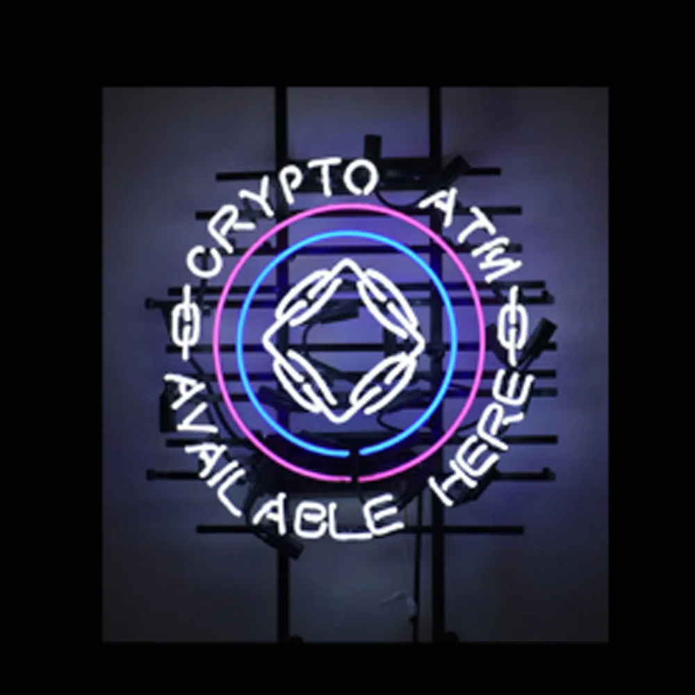 CRYPTO ATM AVAILABLE HERE Custom Handmade Real Glass Tube Company Bank Store Advertise Wall Decor Display Sign Neon Light 18X18"
CRYPTO ATM AVAILABLE HERE Custom Handmade Real Glass Tube Company Bank Store Advertise Wall Decor Display Sign Neon Light 18X18"