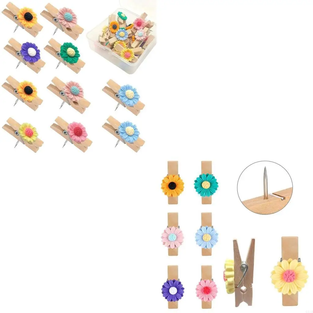 Mixed Color Floral Push Pins Bucolic Wooden Thumbtacks For Memo Boards Photo Collages School Projects
Mixed Color Floral Push Pins Bucolic Wooden Thumbtacks For Memo Boards Photo Collages School Projects