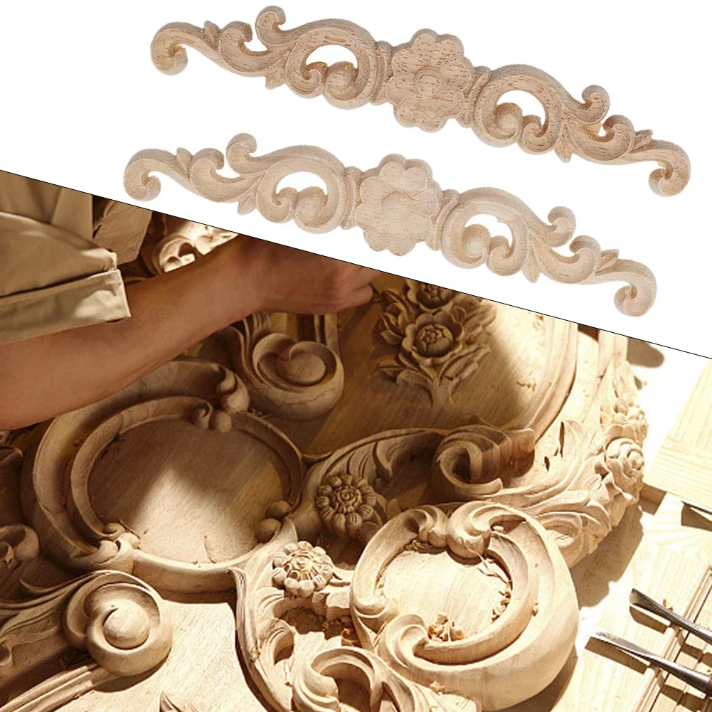 High Quality Applique Horizontal Decals Furniture Home Decoration Mouldings Solid Wooden Carved Unpainted 2Pcs
High Quality Applique Horizontal Decals Furniture Home Decoration Mouldings Solid Wooden Carved Unpainted 2Pcs