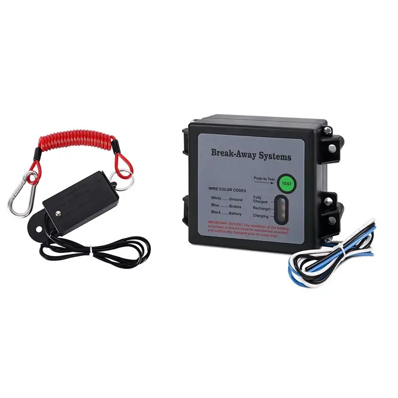 Universal Trailer Brake Controller With Switch, LED Test Light Electric Breakaway System, Breakaway Kit Trailer Brakes
Universal Trailer Brake Controller With Switch, LED Test Light Electric Breakaway System, Breakaway Kit Trailer Brakes