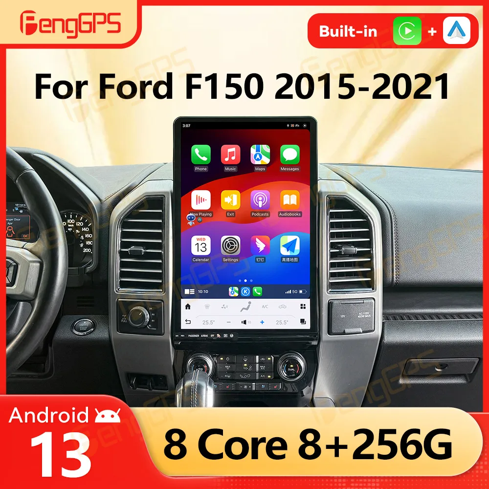 16,8 "Android 13 автомобильный радиоприемник GPS для Ford F150 2015-2021 мультимедийный плеер навигация Carplay стерео сенсорный экран видео DSP BT DIN
16,8 "Android 13 автомобильный радиоприемник GPS для Ford F150 2015-2021 мультимедийный плеер навигация Carplay стерео сенсорный экран видео DSP BT DIN