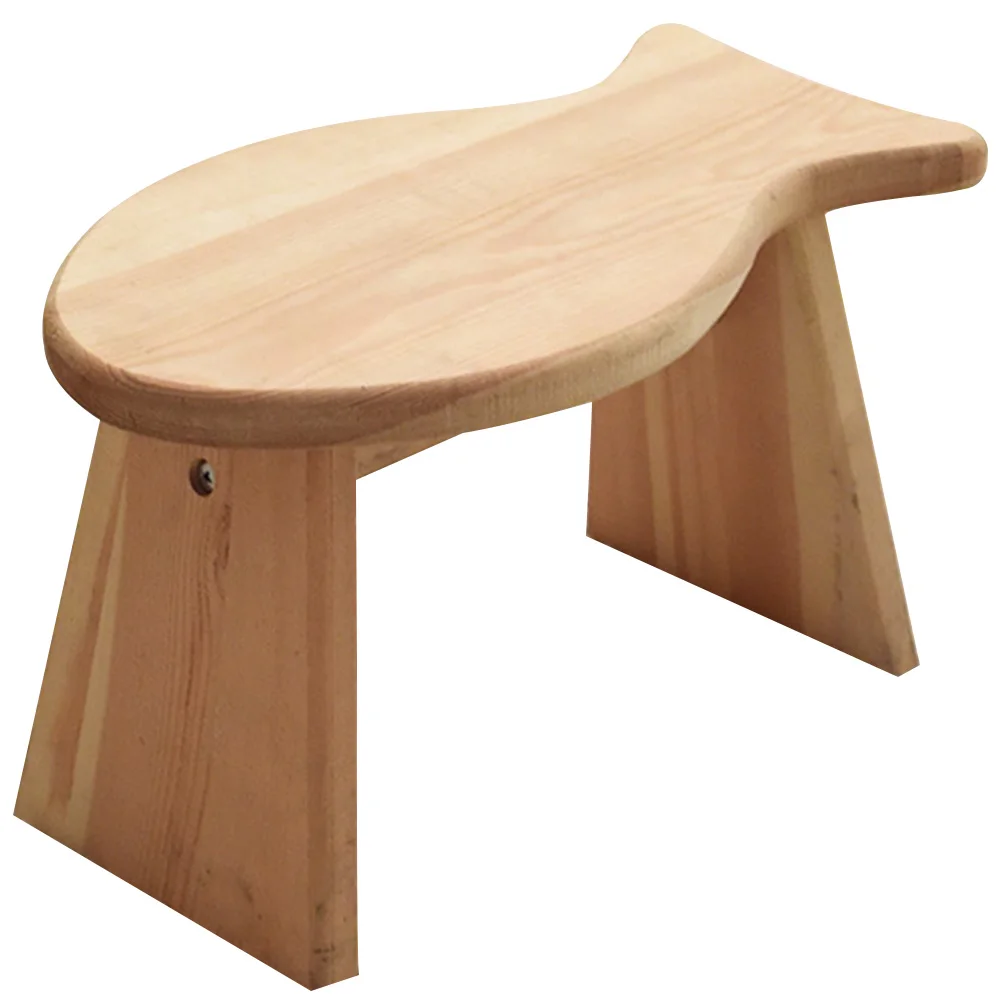 Fish Shaped Wooden Step Stool Anti-Slip Low Kids Footstool Solid Wood Frame Home Shoe Changing Bench Living Room Foot Rest
Fish Shaped Wooden Step Stool Anti-Slip Low Kids Footstool Solid Wood Frame Home Shoe Changing Bench Living Room Foot Rest