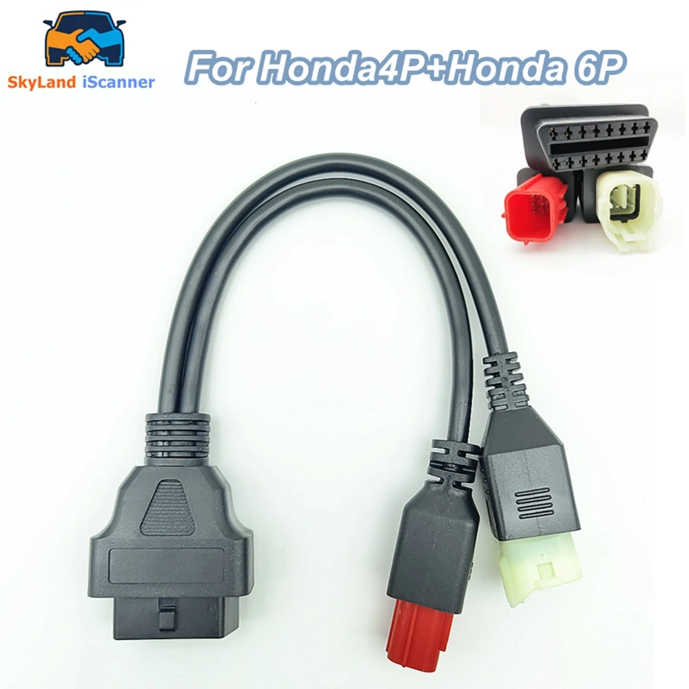Best 2 in 1 Motorcycle OBD Diagnostic Cable for HONDA 4pin for HONDA 6pin OBD2 2 in 1 Plug Adapter Cable easy to operate
Best 2 in 1 Motorcycle OBD Diagnostic Cable for HONDA 4pin for HONDA 6pin OBD2 2 in 1 Plug Adapter Cable easy to operate